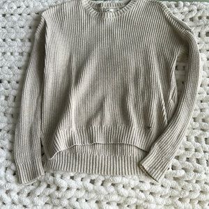 Beige Hollister Women’s XS sweater
